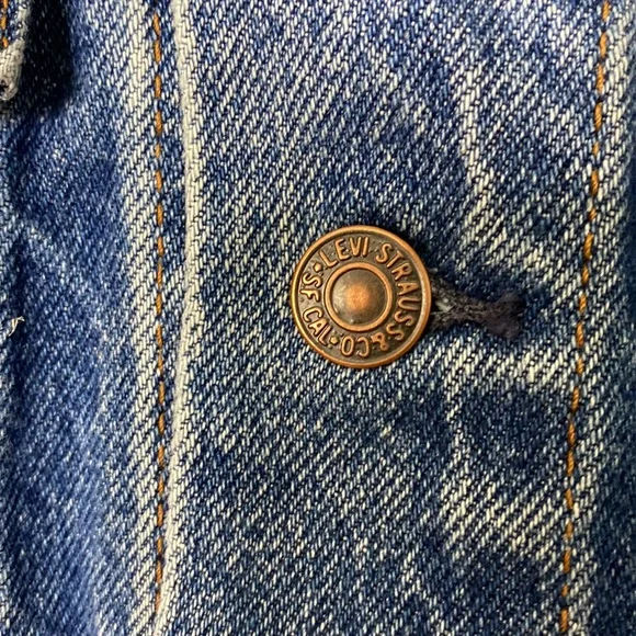 SOLD Vintage Levi's 1980s Type 3 Denim Jacket - Picture 7 of 7